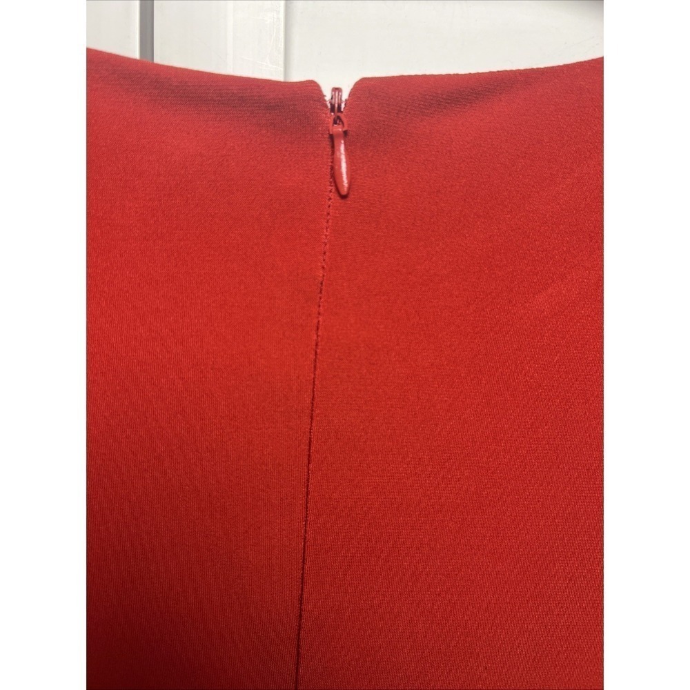 I.N.C. International Concepts Sleeveless Ruched Sheath Dress Size Large Red - Picture 10 of 11